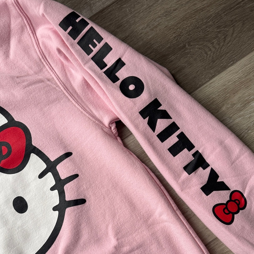 Hello Kitty Pink Sweatshirt with Red Bow NWOT - Picture 4 of 5